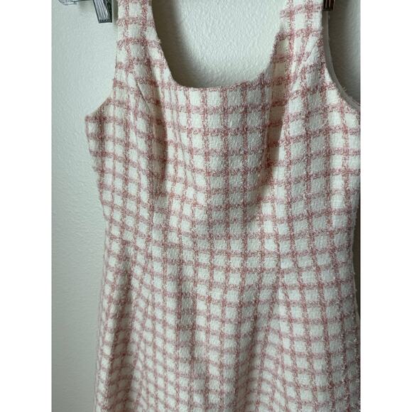 Gal Meets Glam By Anthropologie Evangeline Windowpane Dress Size 6 - Picture 8 of 8
